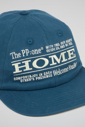 Slate Blue Embroidered Cap