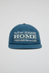 Slate Blue Embroidered Cap