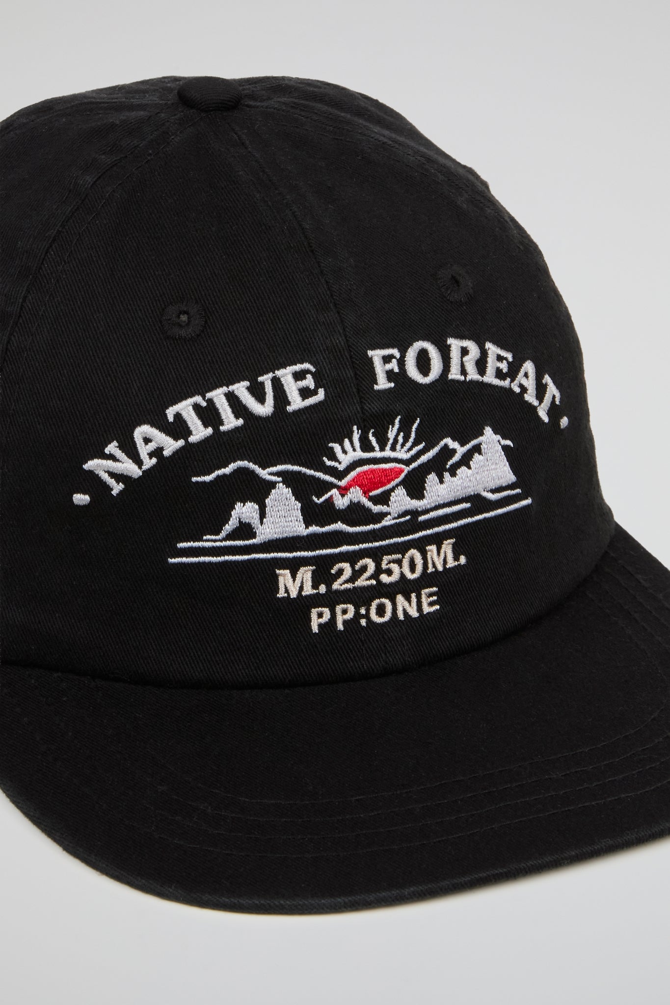 Obsidian Black Hiking Cap