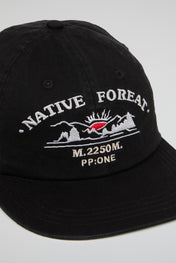Obsidian Black Hiking Cap