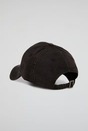 Coal Black Distressed Dad Cap