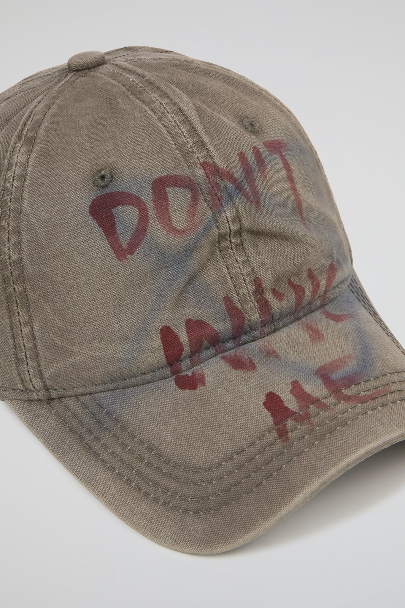 Muddy Olive Distressed Dad Cap