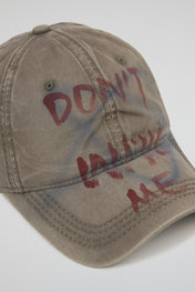 Muddy Olive Distressed Dad Cap