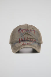 Muddy Olive Distressed Dad Cap