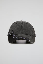 Acid Black Flame Dad Cap