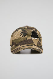Distressed Camo Cap