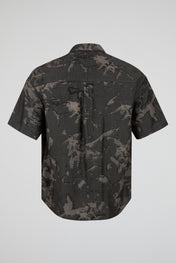 Shadow Terrain Jacquard Pleated Shirt
