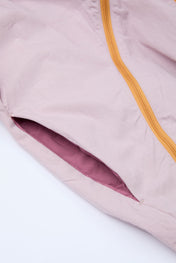 Pink Asymmetric Zip Track Jacket