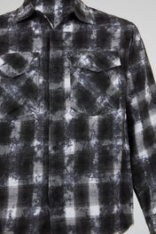 Dumist – Distressed Plaid Overshirt