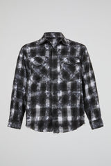 Dumist – Distressed Plaid Overshirt