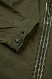 Green Zip Inside Shirt Jacket