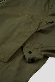 Green Zip Inside Shirt Jacket