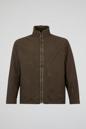 Green Zip Inside Shirt Jacket