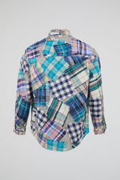 Patchwork Plaid Shirt