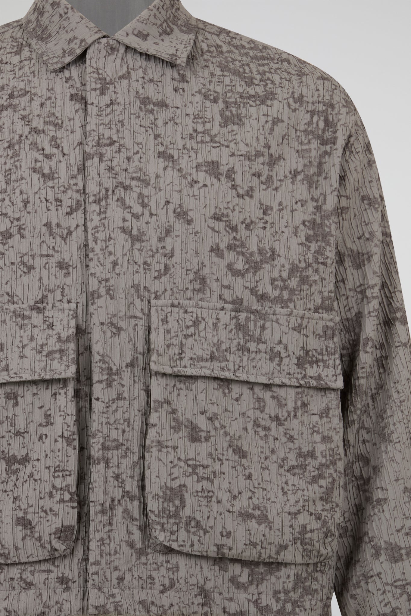 Abstract Print Utility Jacket
