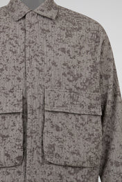 Abstract Print Utility Jacket