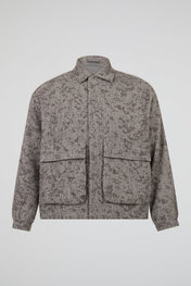 Abstract Print Utility Jacket