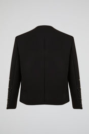 Crystal Embellished Noir Jacket