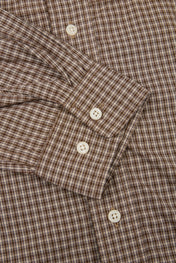 Micro Check Hooded Shirt Jacket