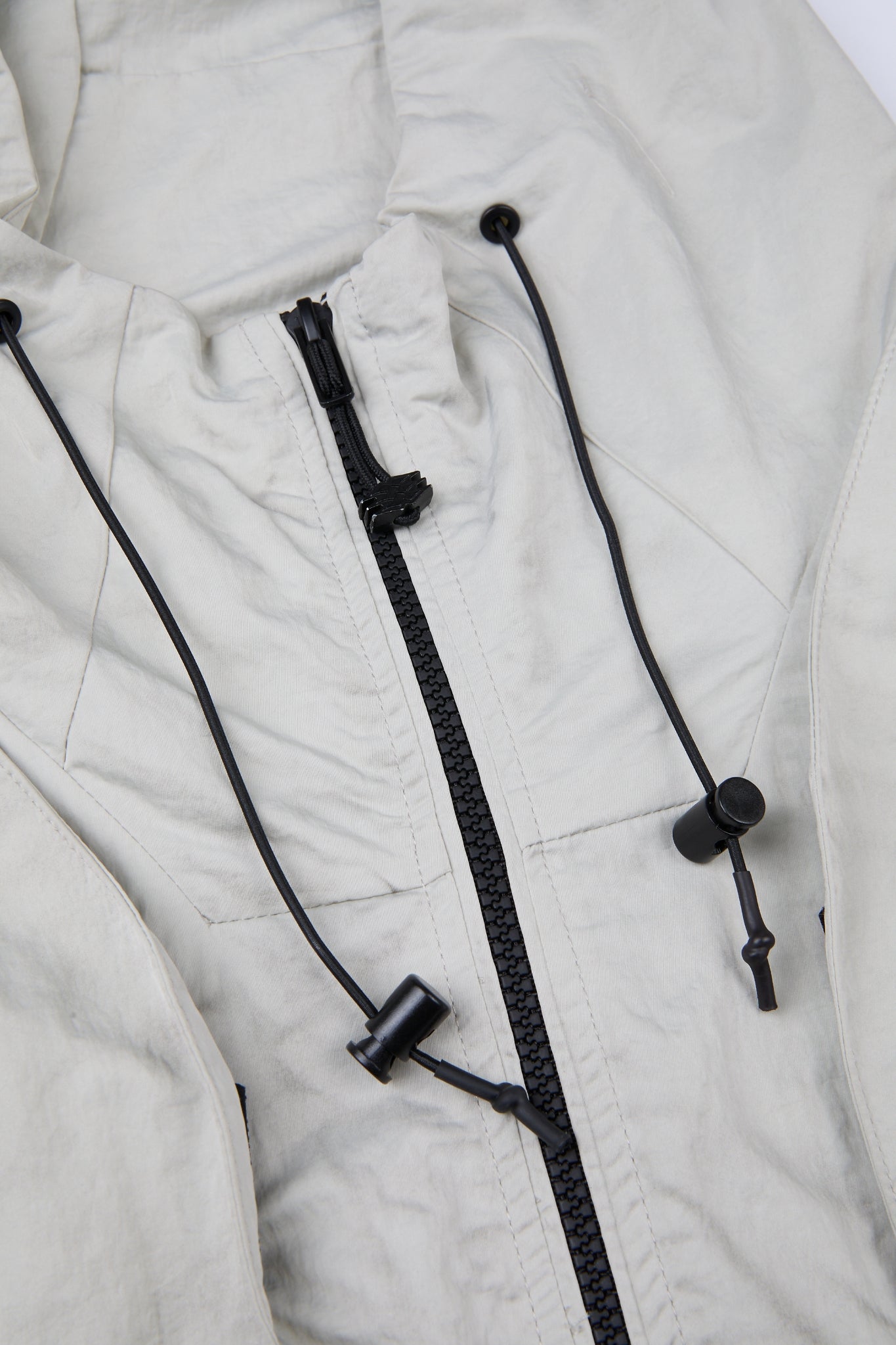Tactical Panel Hooded Windbreaker