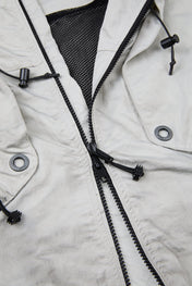 Tactical Panel Hooded Windbreaker