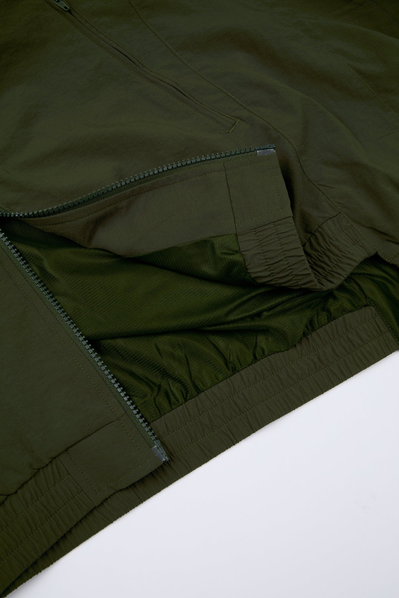 Aero Panel Track Jacket Olive