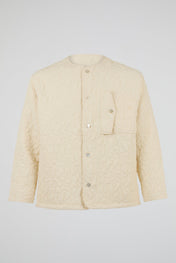 White Textured Jacket