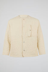 White Textured Jacket
