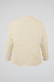 White Textured Jacket