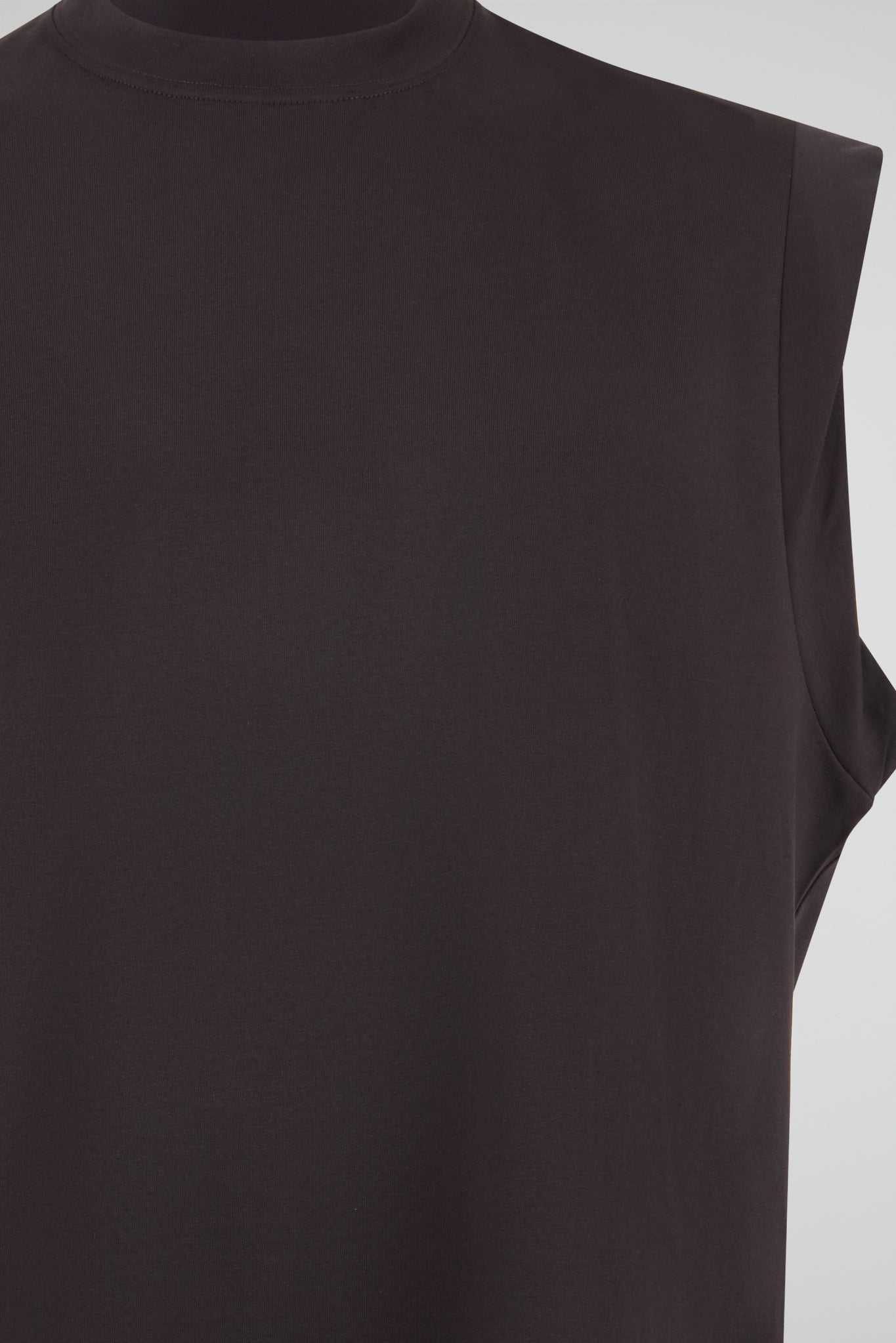 Anthracite grey Studio Sleeveless Tshirt