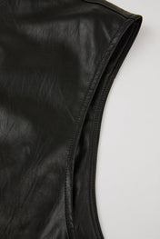 Obsidian Utility Leather Vest