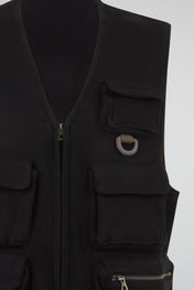 Black Utility Vest