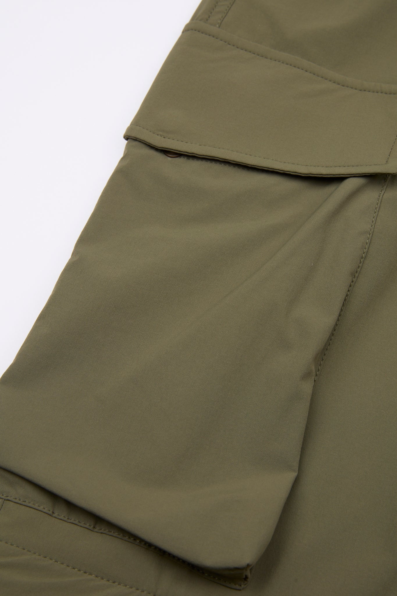 Green Convertible Cargo Shorts