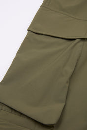 Green Convertible Cargo Shorts