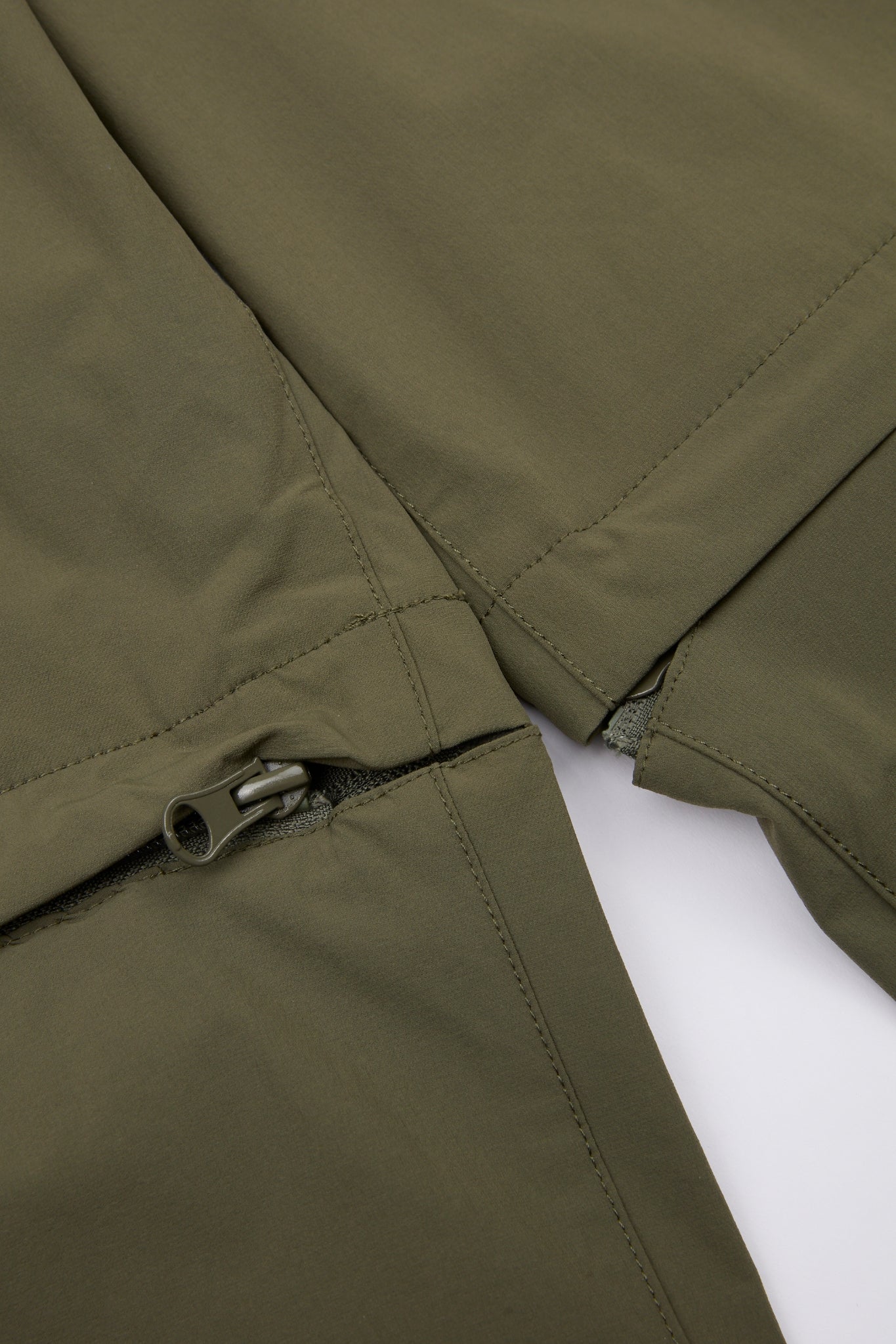Green Convertible Cargo Shorts