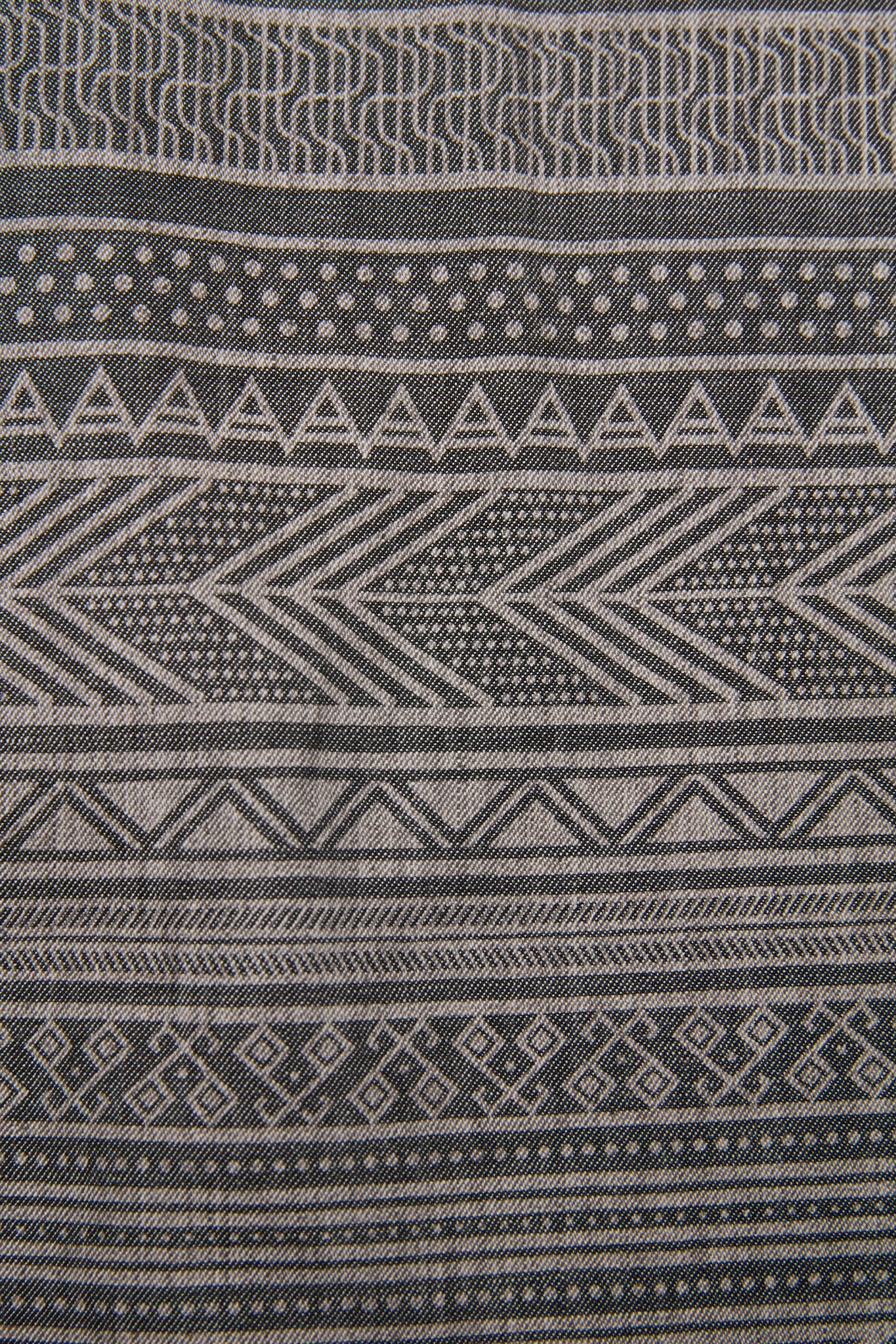 Grey Geometric Print Pants