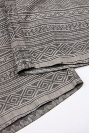 Grey Geometric Print Pants