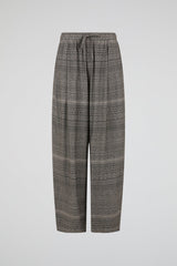 Grey Geometric Print Pants
