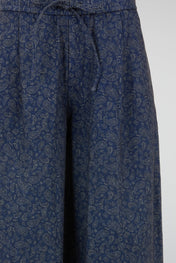 Shadow Floral Wide-Leg Trousers