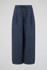 Shadow Floral Wide-Leg Trousers