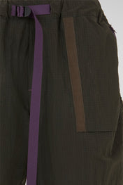 Green Technical Belted Short