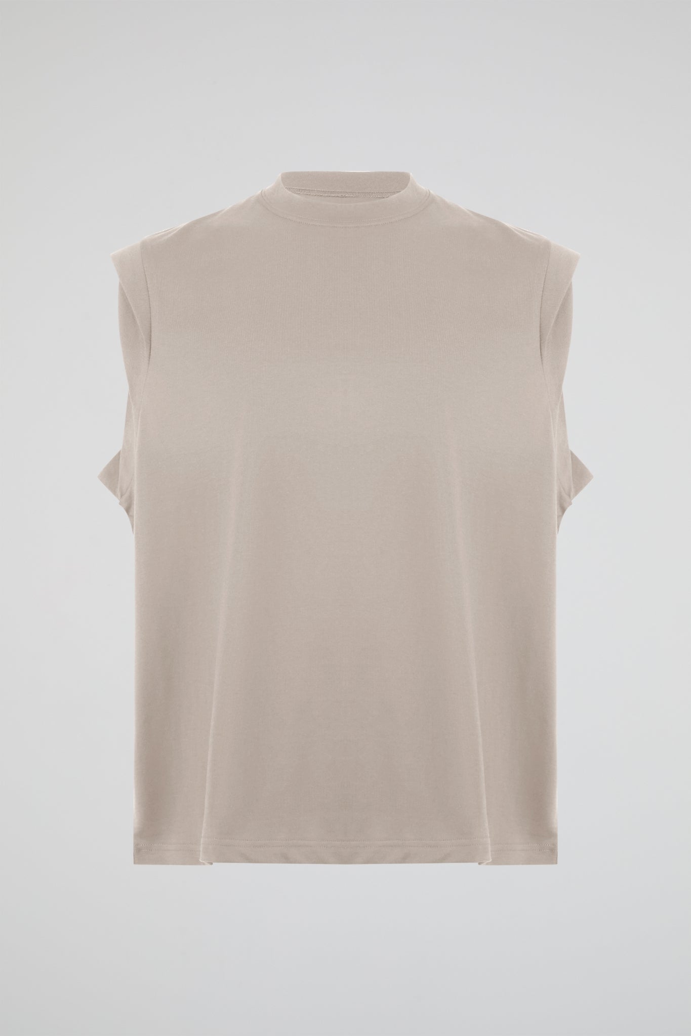 Structured Sleeveless Tee
