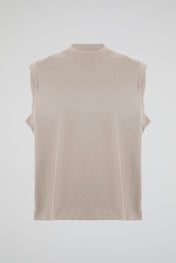 Structured Sleeveless Tee
