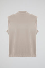 Structured Sleeveless Tee