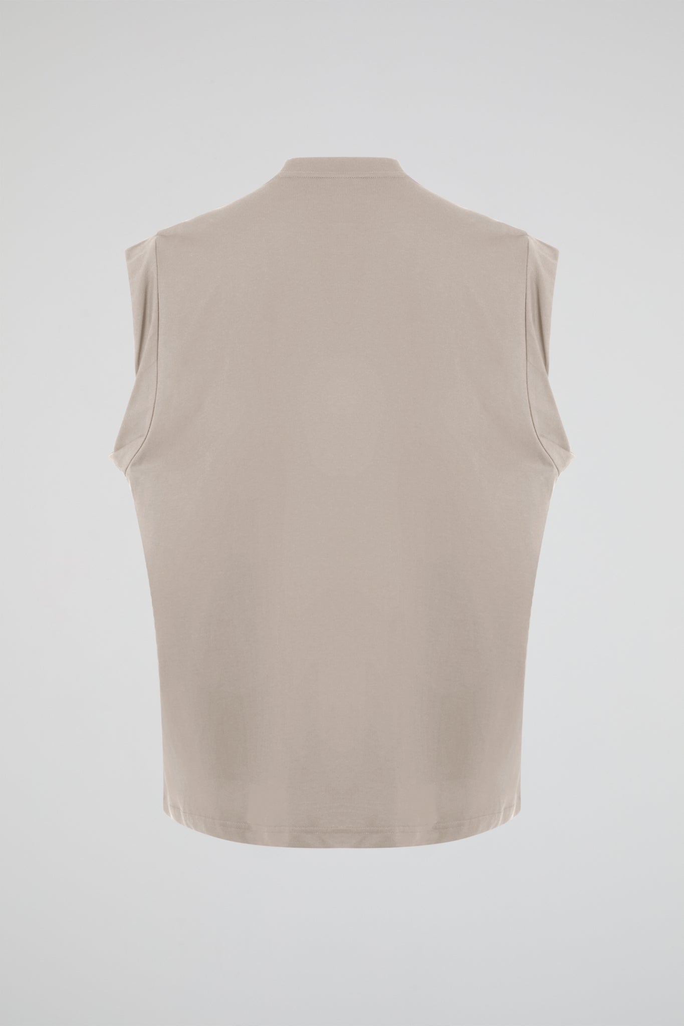 Structured Sleeveless Tee