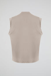 Structured Sleeveless Tee