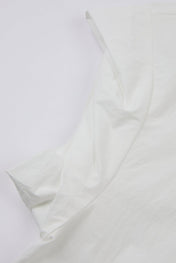 Ivory Structured Sleeveless Shirt