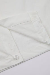 Ivory Structured Sleeveless Shirt