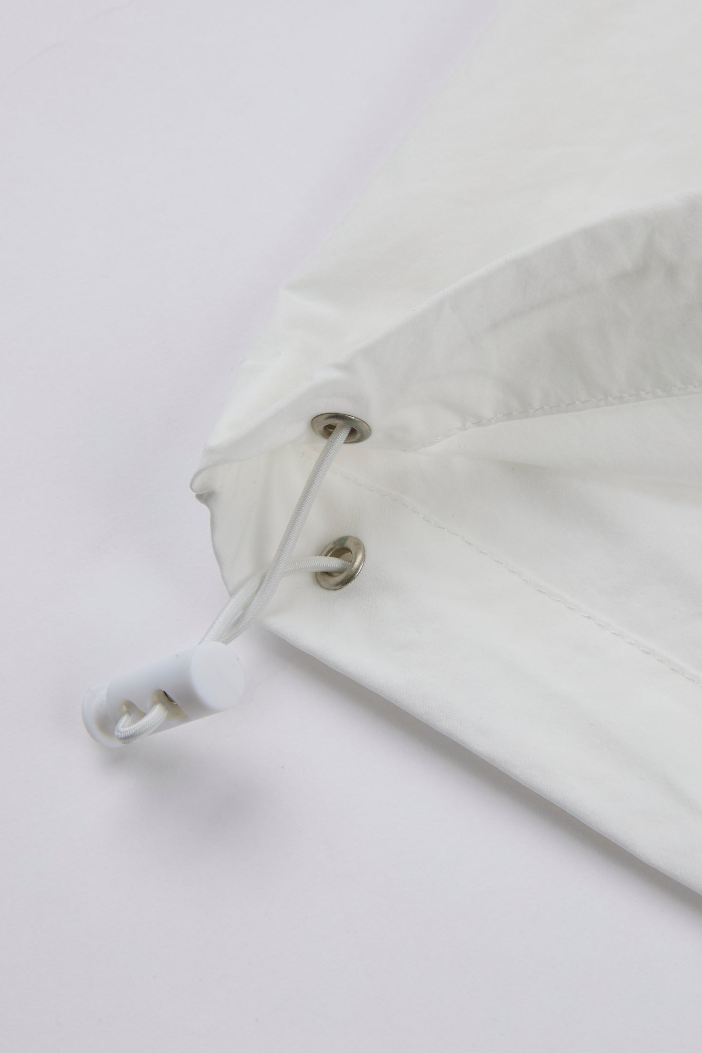 Ivory Structured Sleeveless Shirt