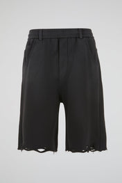 Distressed Hem Shorts